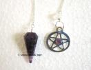 Amethyst Cone with Pentacle Star 